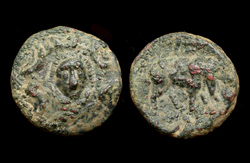 Seleucid, Antiochos III, Nymph and Elephant, c. 280-261BC